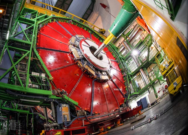In 2015, the CMS detector at the Large Hadron Collider spotted evidence of a mysteriously heavy particle that may be related to dark matter.
